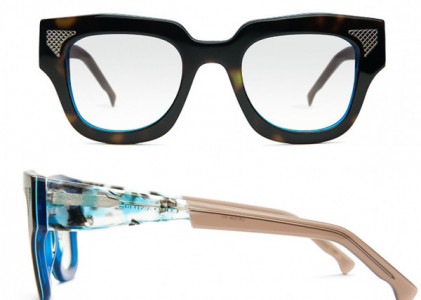 Coco and Breezy Coco and Breezy Eos Sunglasses, 101 Tortoise-Blue-Gunmetal/Grey Gradient