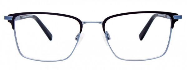 EasyTwist ET989 Eyeglasses, 090 - Matt Black & Light Blue