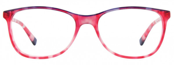 MDX S3331 Eyeglasses, 030 - Red & White & Violet
