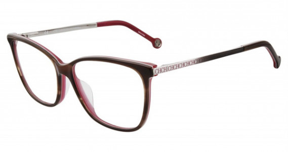 Carolina Herrera VHE758K Eyeglasses, Brown 06BA