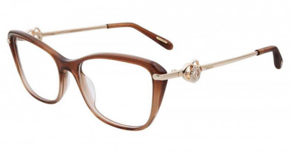 Chopard VCH237S Eyeglasses, Brown