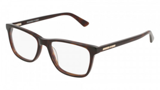 McQ MQ0120OP Eyeglasses, 002 - HAVANA