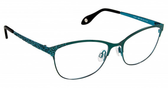 Fysh UK FYSH 3596 Eyeglasses, (790) TEAL TURQUOISE