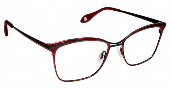 Fysh UK FYSH 3595 Eyeglasses, (786) BURGUNDY BLACK