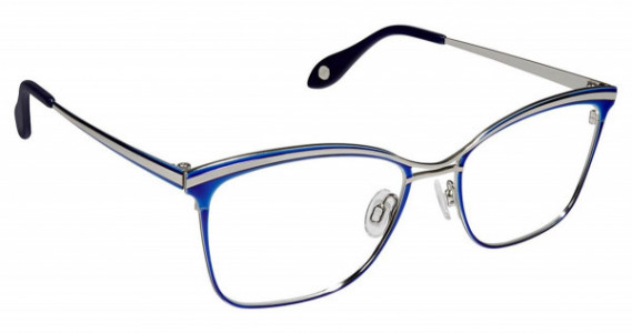 Fysh UK FYSH 3595 Eyeglasses, (785) SAPPHIRE SILVER
