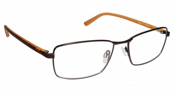SuperFlex SF-509 Eyeglasses, (3) BROWN ORANGE