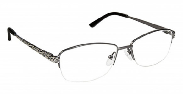 SuperFlex SF-1086T Eyeglasses, (3) SLATE SILVER
