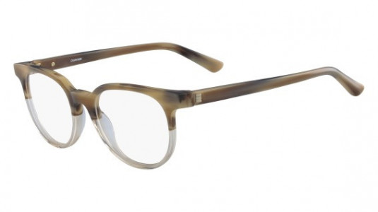 Calvin Klein CK8582 Eyeglasses, (247) AMBER HORN GRADIENT