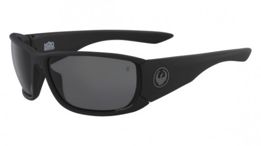 Dragon DR TOW IN H2O Sunglasses, (003) MATTE BLACK H2O WITH GREY POLARIZED LENS