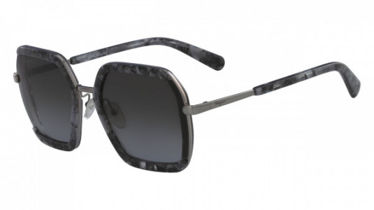 Ferragamo SF901S Sunglasses, (042) BLACK GREY STONE