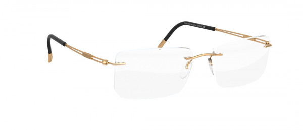 Silhouette TNG 2018 ey Eyeglasses, 7530 Lavish Gold