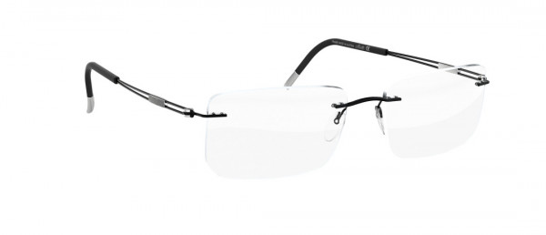 Silhouette TNG 2018 ey Eyeglasses, 9040 Black Lightening