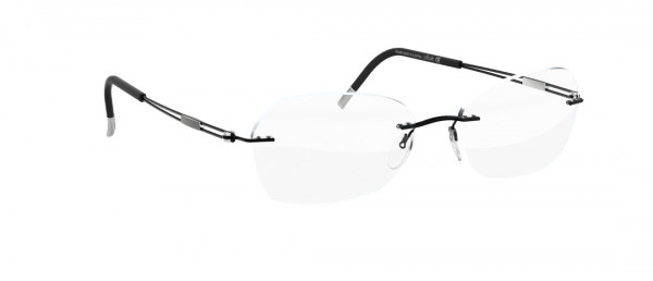 Silhouette TNG 2018 fc Eyeglasses, 9040 Black Lightening