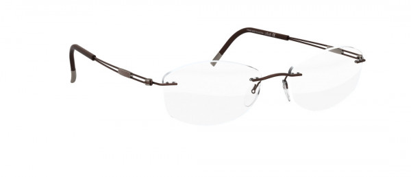 Silhouette TNG 2018 fd Eyeglasses, 6140 Chestnut Brown