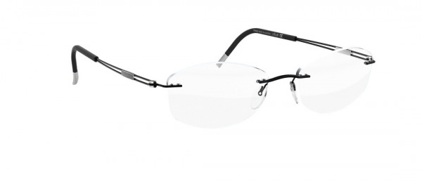 Silhouette TNG 2018 fd Eyeglasses, 9040 Black Lightening