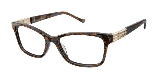 Tura TE252 Eyeglasses, Brown (BRN)