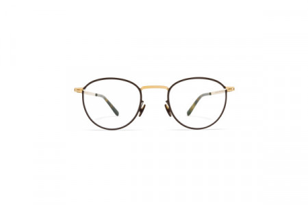 Mykita ISMO Eyeglasses, Champagne Gold/Dark Brown