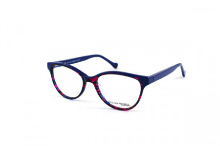 William Morris WM50024 Eyeglasses, BLUE TOP/RED DEMI (C3)
