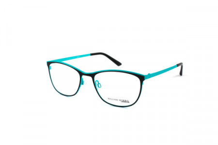 William Morris WM50011 Eyeglasses, BLACK/TURQUOISE (C3)