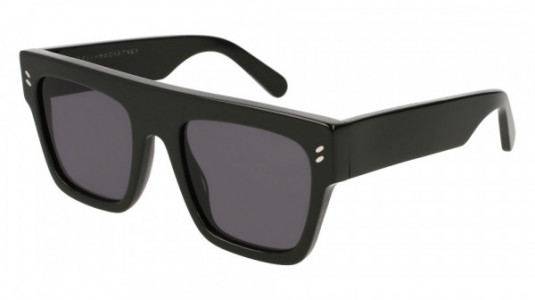 Stella McCartney SC0119SI Sunglasses, 001 - BLACK with GREY lenses