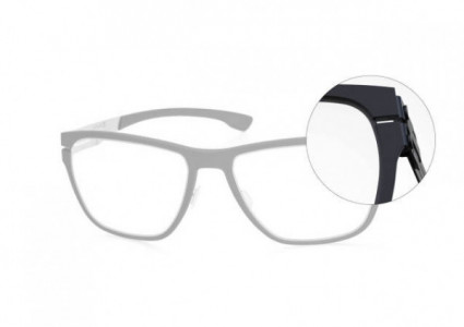 ic! berlin Hofmann Eyeglasses, Black²