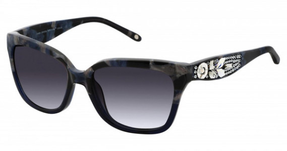 Jimmy Crystal JCS120 Sunglasses, NAVY
