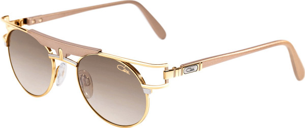 Cazal Cazal Legends 989 Sunglasses, 003 Bicolor-Nude/Brown Gradient Lenses