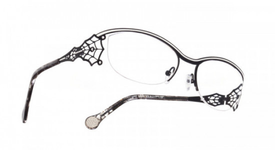 Boz by J.F. Rey SPY Eyeglasses, Black - White (0010)