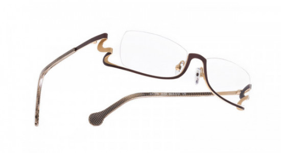 Boz by J.F. Rey STORK Eyeglasses, Brown - Gilded (9050)