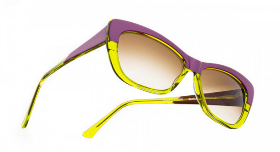 Boz by J.F. Rey SUSHI Sunglasses, Purple - Crystal green (4070)