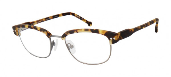 Colors In Optics C951 TRUMAN Eyeglasses, GNTS MATTE GUNMETAL/TOKYO TORTOISE