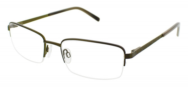 DuraHinge CLEARVISION D 17 Eyeglasses, Green Khaki