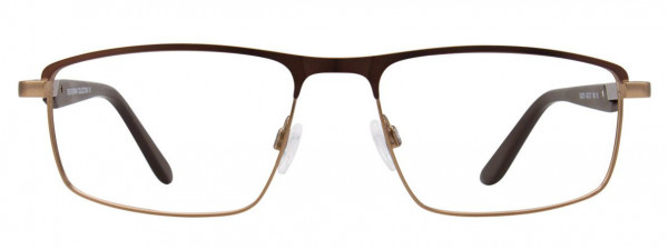 Greg Norman GN274 Eyeglasses, 010 - Satin Dark Brown & Gold & Copper
