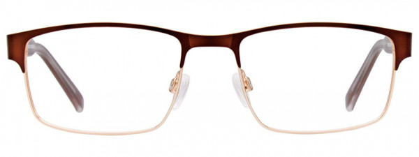 Takumi TK1033 Eyeglasses, 010 - Satin Dark Brown & Gold