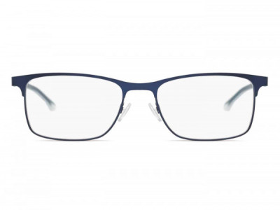 HUGO BOSS Black BOSS 0967 Eyeglasses, 0FLL MATTE BLUE