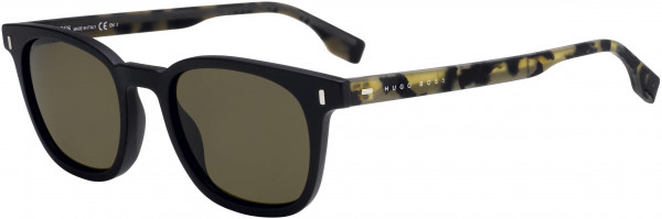 HUGO BOSS Black Boss 0970/S Sunglasses, 0003 Matte Black