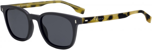 HUGO BOSS Black Boss 0970/S Sunglasses, 0FRE Matte Gray