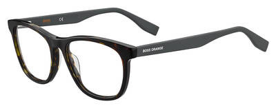 HUGO BOSS Orange Bo 0318 Eyeglasses, 0086(00) Dark Havana
