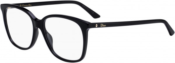 Christian Dior Montaigne 55 Eyeglasses, 0807 Black