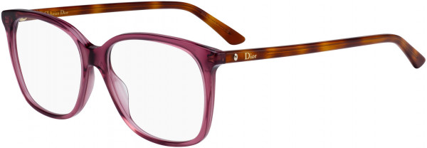 Christian Dior Montaigne 55 Eyeglasses, 0YDC Burgundy Havana