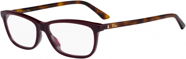 Christian Dior Montaigne 56 Eyeglasses, 0YDC Burgundy Havana