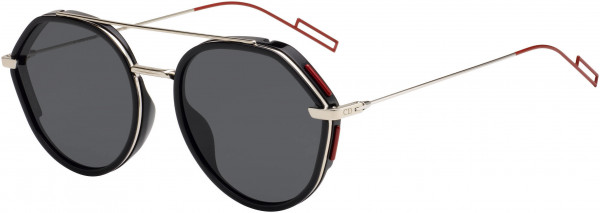 Dior Homme DIOR 0219S Sunglasses, 02M2 Black Gold