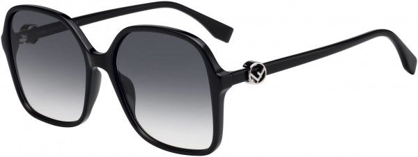 Fendi FF 0287/S Sunglasses, 0807 Black