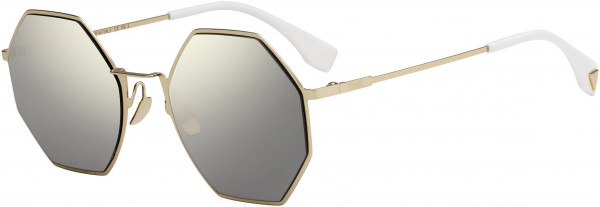 Fendi FF 0292/S Sunglasses, 0J5G Gold