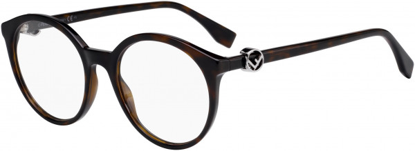 Fendi FF 0309 Eyeglasses, 0086 Dark Havana