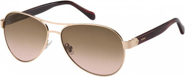 Fossil FOS 3079/S Sunglasses, 0AU2 Red Gold