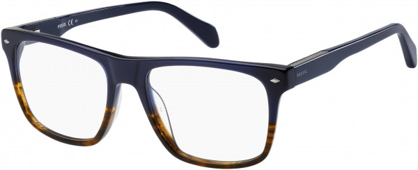 Fossil FOS 7018 Eyeglasses, 03LG Brown Blue
