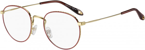 Givenchy GV 0072 Eyeglasses, 0Y11 Gold Red