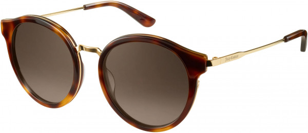 Juicy Couture JU 596/S Sunglasses, 02IK Havana Gold