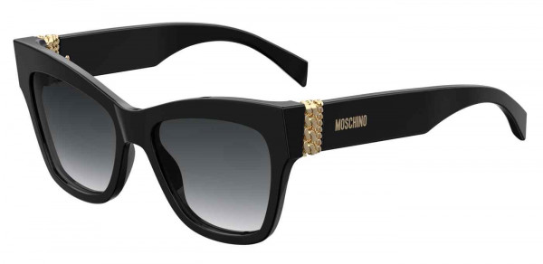 Moschino MOS011/S Sunglasses, 0807 BLACK